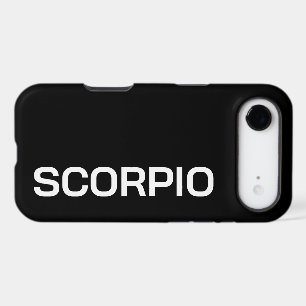PERSONALIZED NAME ZODIAC SIGN STYLISH MODERN BLACK