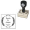 Personalized Names and Wedding Date Rubber Stamp