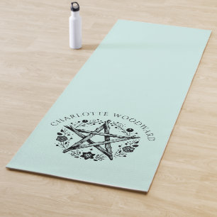 Personalized Nature Floral  Yoga Mat