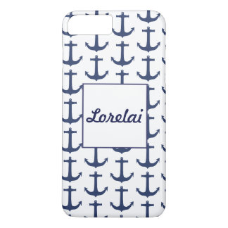 Personalized Nautical Theme Anchor Navy Phone Case