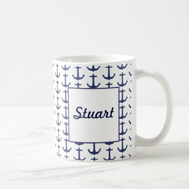 Personalized Nautical Theme Mug (Right)