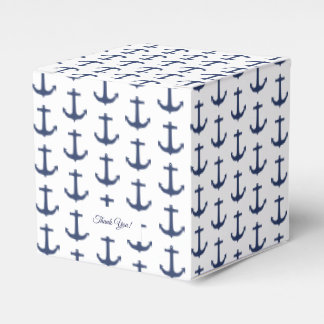 Personalized Nautical Theme Party Favor Box