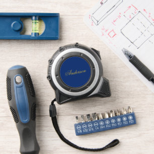 Personalized Navy Tape Measure with Custom Name Pr 1