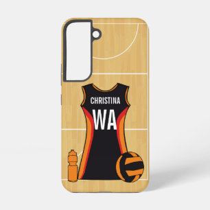 Personalized netball smartphone case