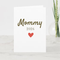 Personalized New Mommy Love Design with Year