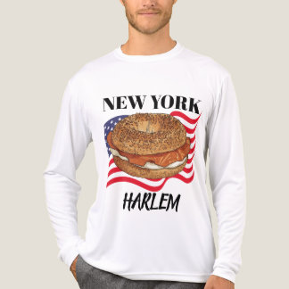 Personalized New York Men's Long Sleeve Tri-Blend Shirt