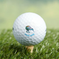 PERSONALIZED NEW ZEALAND KIWI PAUA GOLF BALLS