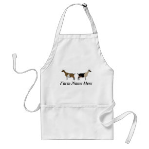 Personalized Nigerian Dwarf Dairy Goat Farm Standard Apron