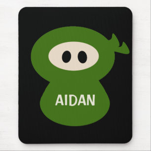 Personalized Ninja Mousepad for Kids
