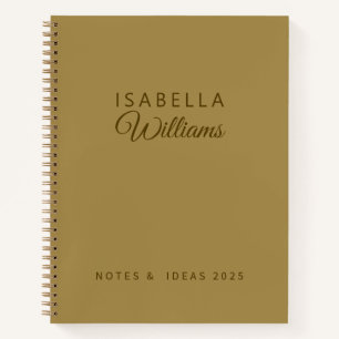 Personalized notebook Gold Professional Success
