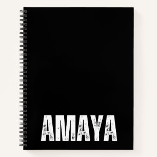 Personalized Notebook with Amaya
