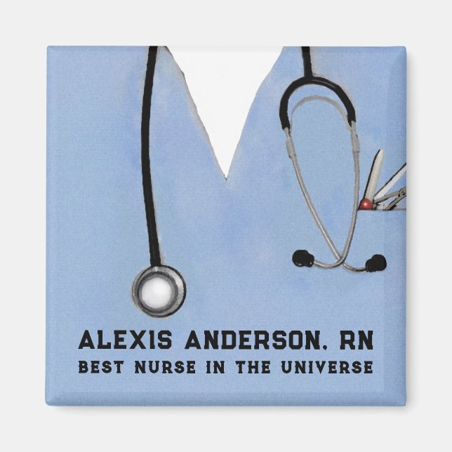 personalized nurse appreciation gifts magnet (Front)