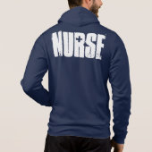 Personalized Nurse Jacket Hoodie (Back)
