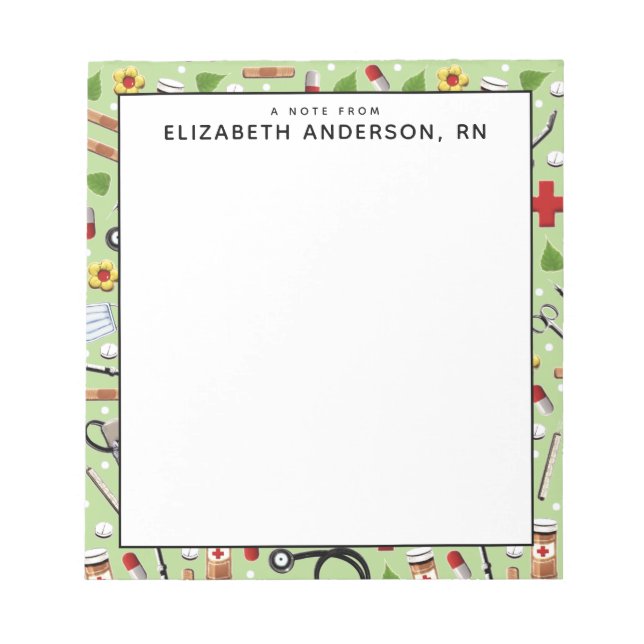 Personalized Nurse Notepad (Front)