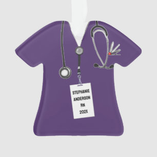 personalized nurse ornament