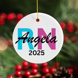 Personalized Nurse Ornament 2025, Custom RN
