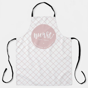 Personalized Nurse RN graduation Elegant Apron