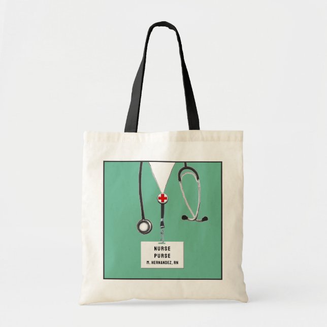 Personalized Nurse Tote Bag (Front)