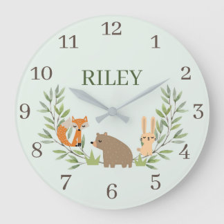 Personalized Nursery Wall Clock