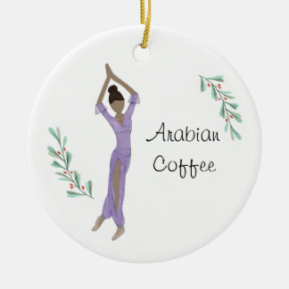 Personalized Nutcracker Arabian Ceramic Tree Decoration