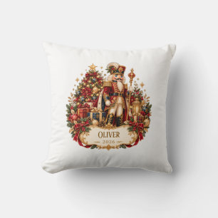 Personalized Nutcracker Christmas Blanket with Nam Cushion