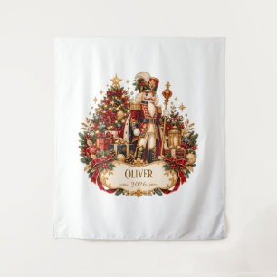 Personalized Nutcracker Christmas Blanket with Nam Tapestry