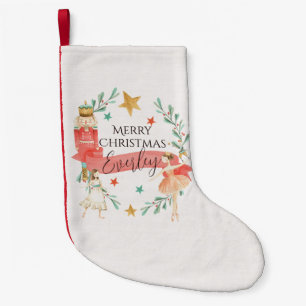 Personalized Nutcracker Theme Christmas Stocking 