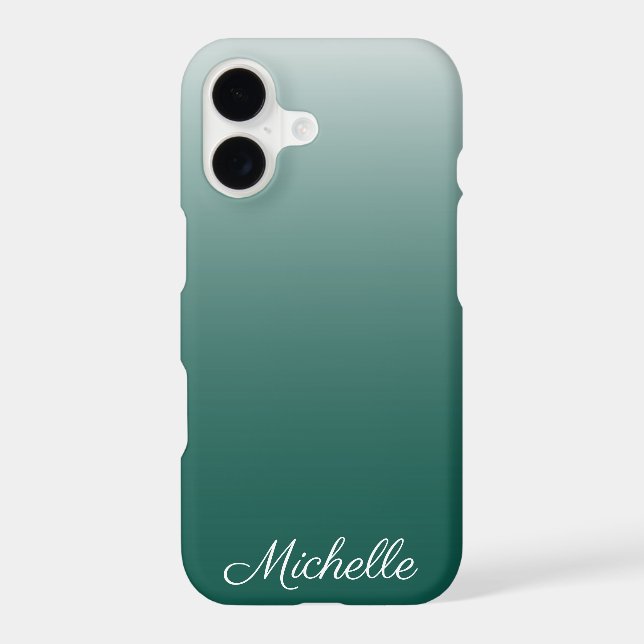 Personalized ombre gradient green (Back)