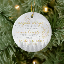 Personalized On Angels Wings