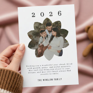 Personalized One-Photo New Year Card 2026