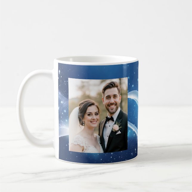 Personalized Our 1st Christmas Photo Mug (Left)