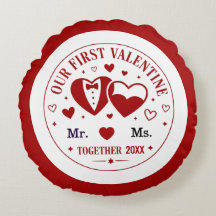 Personalized "Our First Valentine" Mr. & Ms. 