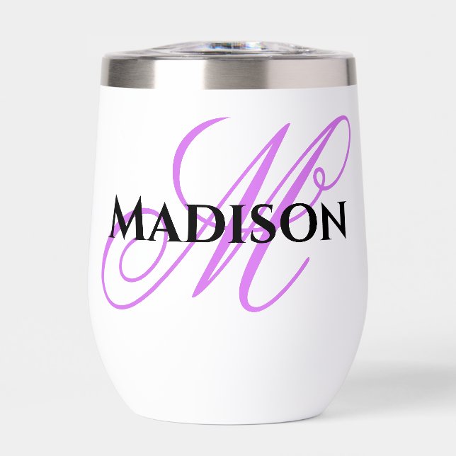 Personalized outdoor wine glass (Front)