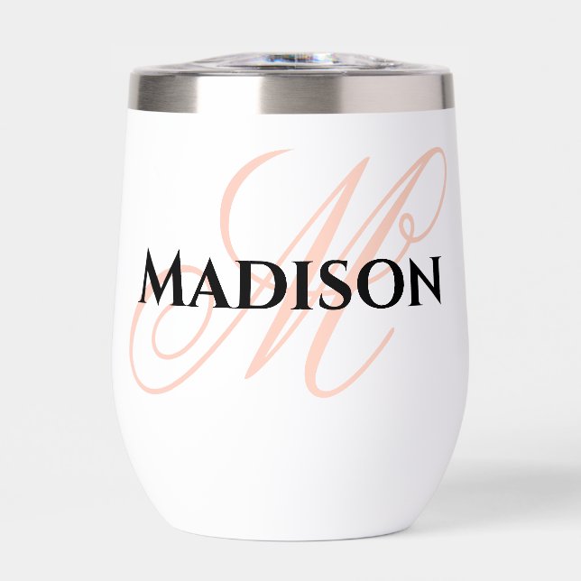 Personalized outdoor wine glass (Front)