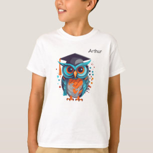 Personalized Owl  Elementary School Graduation  T-Shirt