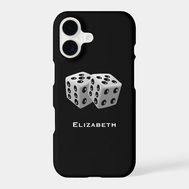 Personalized Pair of Dice (Back)