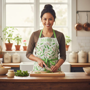 Personalized Pandan Leaf Apron 