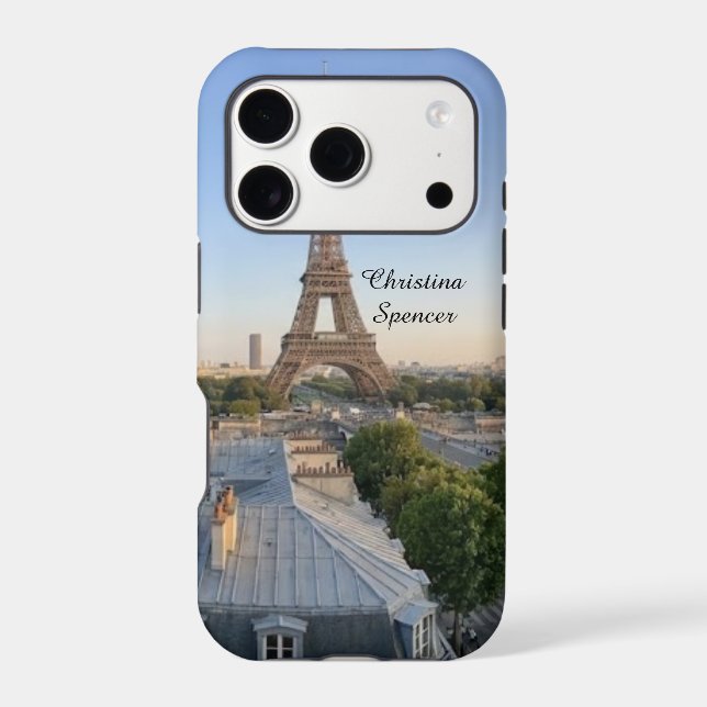 Personalized Paris City Skyline  (Back)
