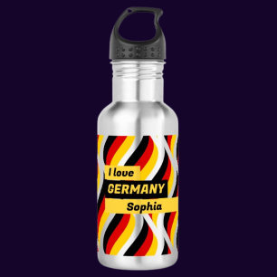 Personalized Patriotic German Flag 532 Ml Water Bottle