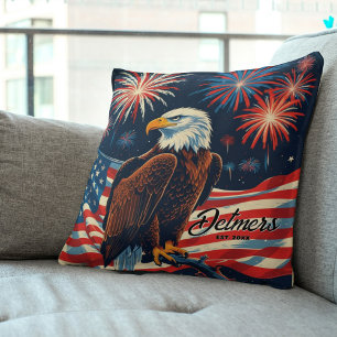 Personalized Patriotic Majesty Cushion