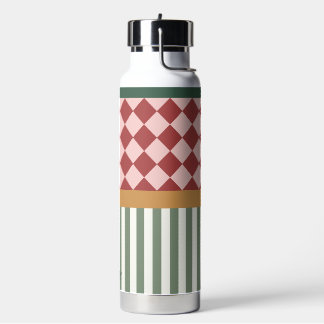 Personalized Pattern Water Bottle with Name