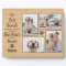 Personalized Paw Prints Pet Memorial Photo Collage