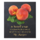 Personalized Peaches Sweet Teacher Wine Label