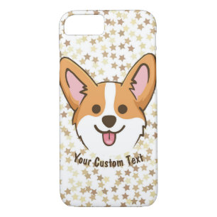 Personalized Pembroke Welsh Corgi Puppy Dog Stars Case-Mate iPhone Case