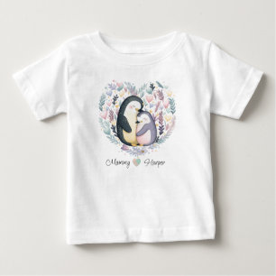 Personalized Penguin Love Baby T-shirt
