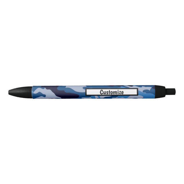 Personalized Pens - Camouflage Blue (Front)