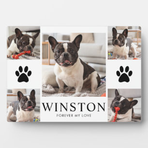 Personalized Pet Dog Memorial Keepsake Photo Plaque