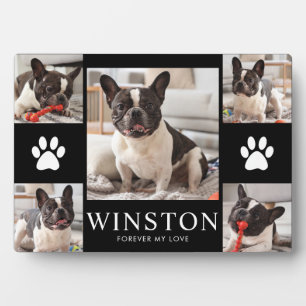 Personalized Pet Dog Memorial Photo Keepsake Plaque