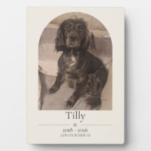 Personalized Pet Memorial Photo Plaque | Dog & Cat
