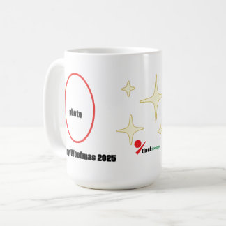 Personalized Pet Photo Christmas Mug - Merry Woofm